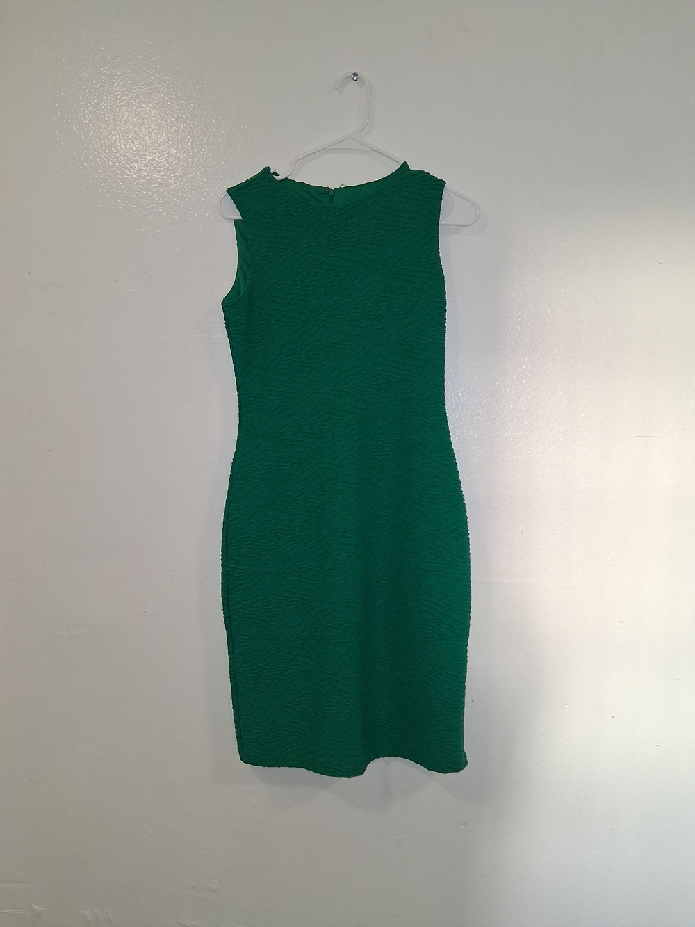 Calvin Klein Emerald Green Sleeveless Sheath Dress
